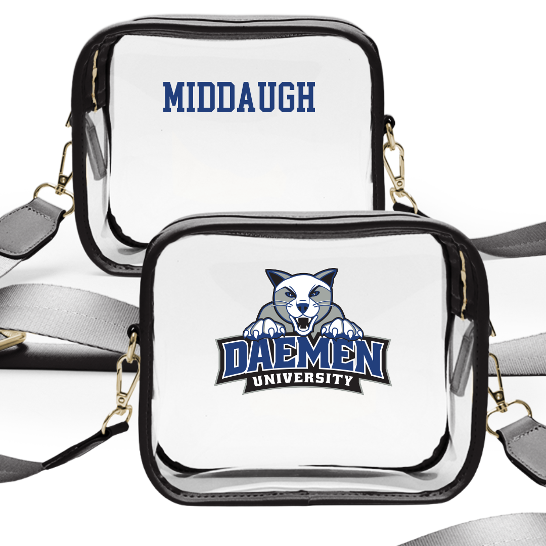 Daemen University TF and XC Black Clear Stadium Bag - Maggie Middaugh