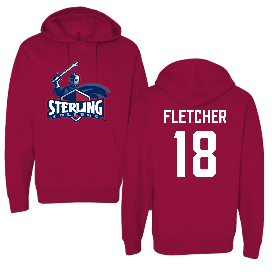 Sterling College Baseball Cardinal Hoodie - #18 Peyton Fletcher
