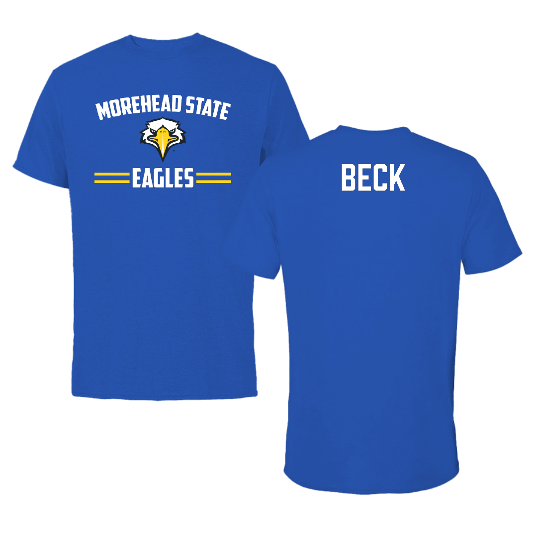 Morehead State University Cheer Blue General Performance Tee - Clare Beck
