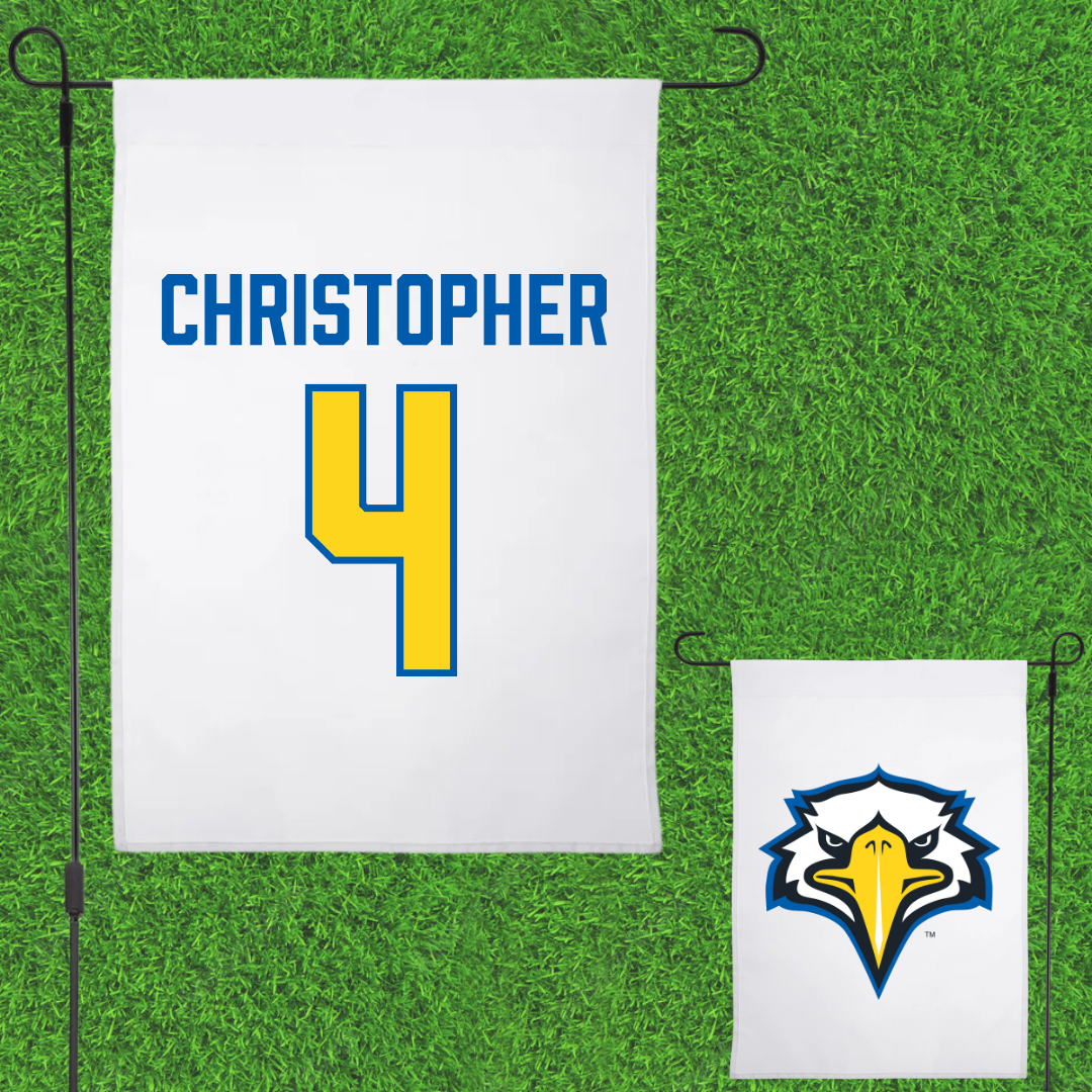 Morehead State University Softball White Garden Flag - #4 Maddy Christopher