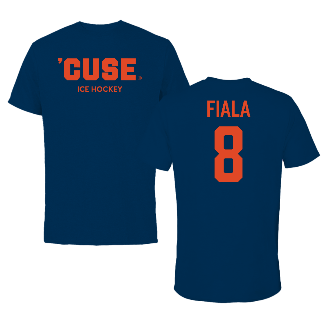 Syracuse University Ice Hockey (W) Navy Performance Tee - #8 Jocelyn Fiala