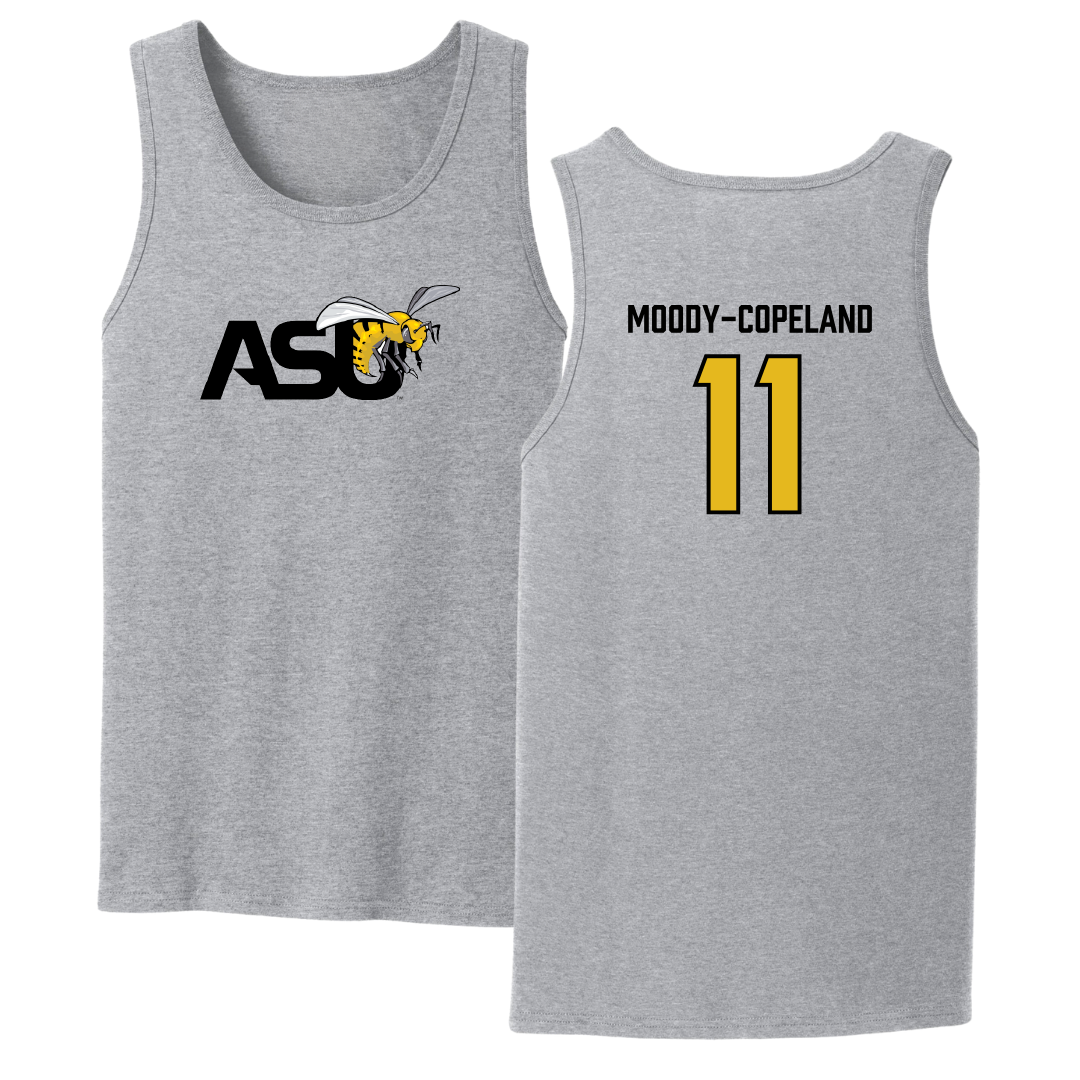 Alabama State University Football Sport Gray Tank Top - #11 Aydden Moody-copeland