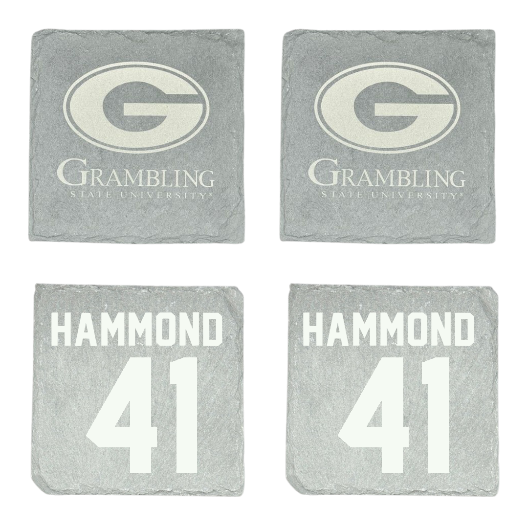 Grambling State University Soccer (W) Stone Coaster (4 Pack)  - #41 Jaylyn Hammond
