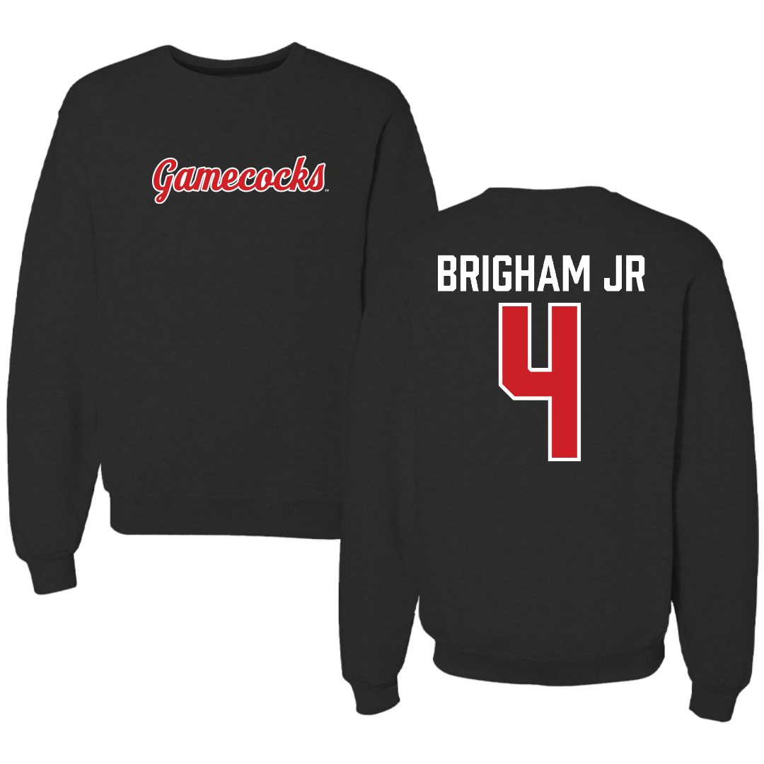 Jacksonville State University Basketball Black Crewneck - #4 Marcellus Brigham Jr