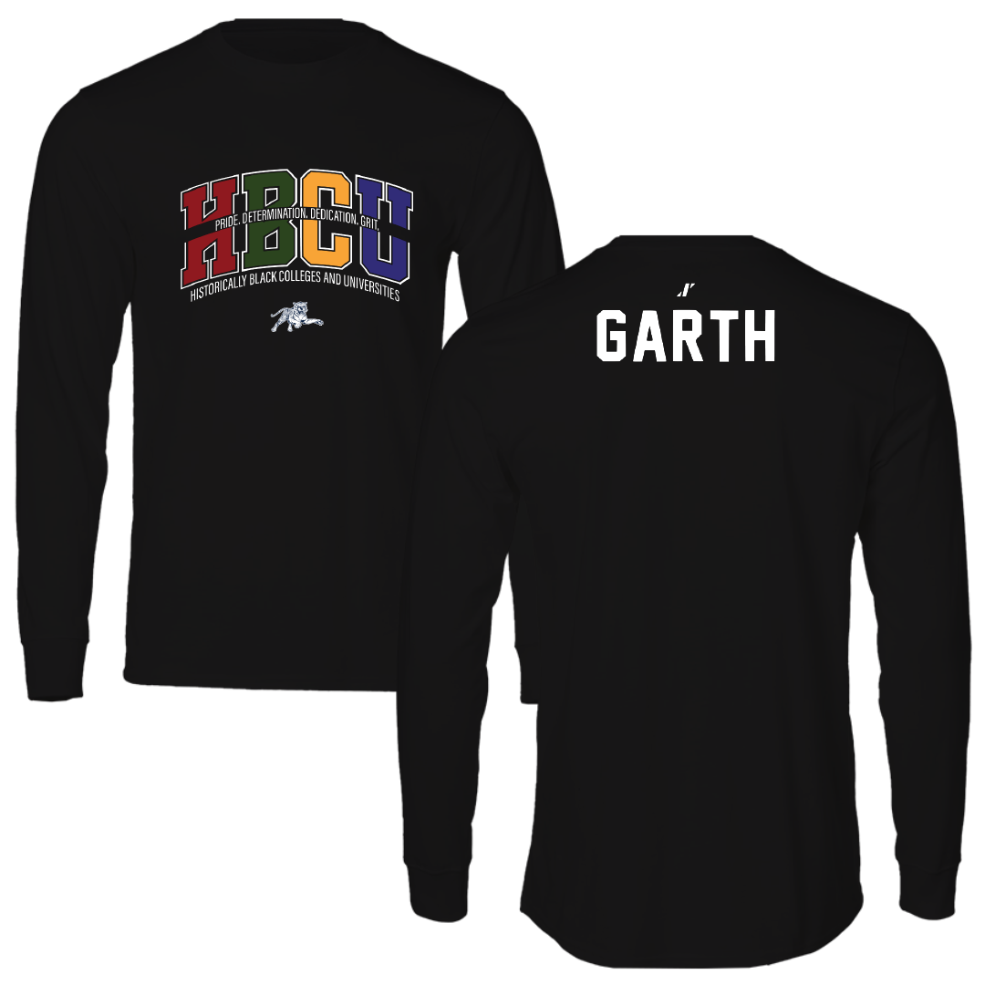 Jackson State University Cheer Black HBCU Long Sleeve - Karlee Garth
