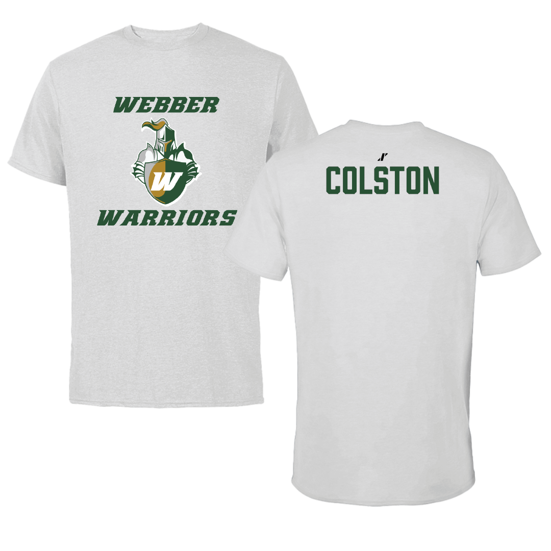 Webber International University Bowling Light Gray Tee - Jayvion Colston