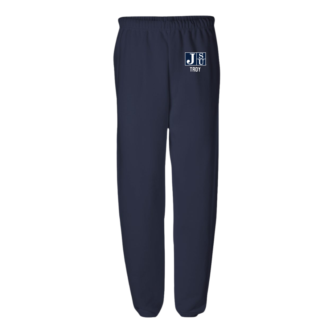 Jackson State University Cheer Navy Sweatpants - EssenZe Troy