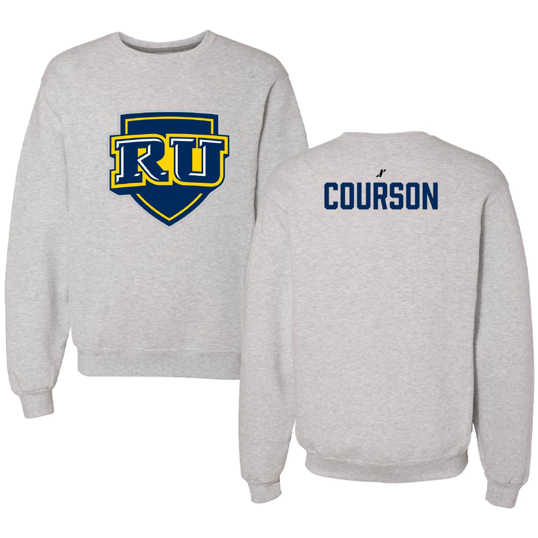 Regis University (Colorado) TF and XC Light Gray Crewneck - Austin Courson