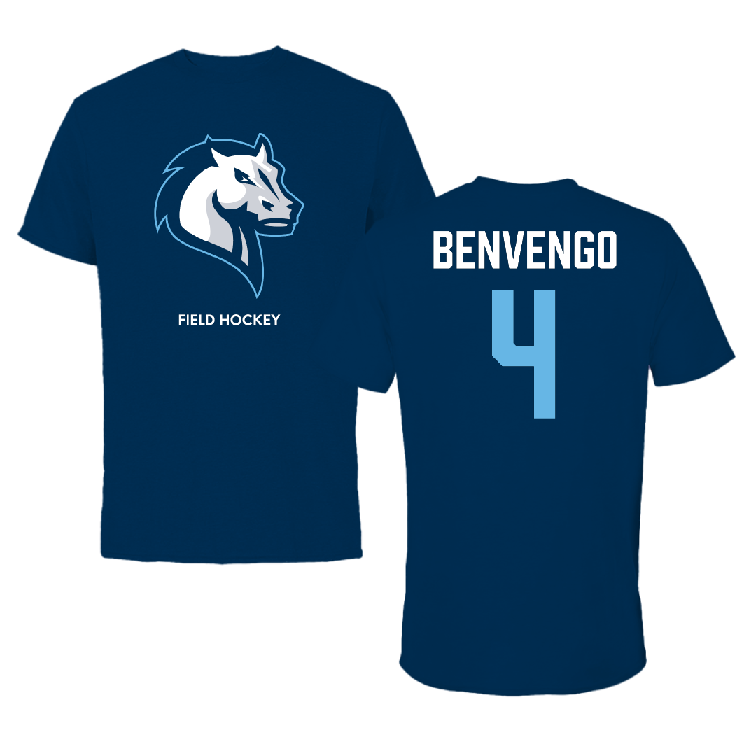 Mercy University Field Hockey (W) Navy Tee - #4 Alyssa Benvengo