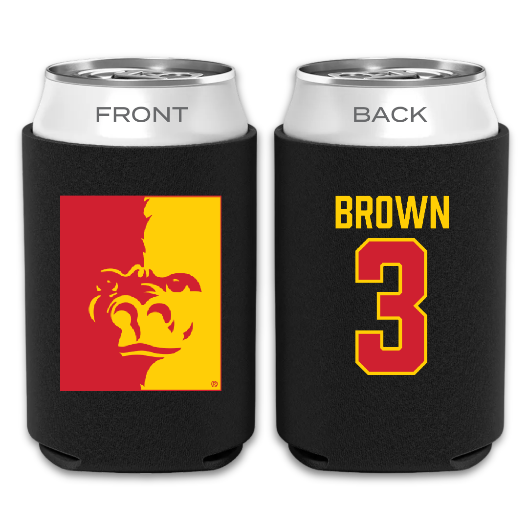 Pittsburg State University Volleyball Black Can Cooler - #3 Mia Brown