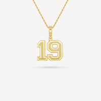 Gold Presidents Pendant and Chain - #19 Nathaniel Iden
