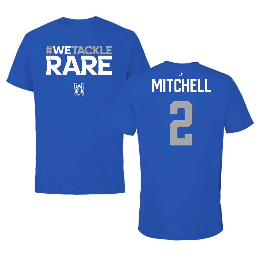 Eastern Illinois University Football Blue Uplifting Athletes Tee - #2 Bruce Mitchell