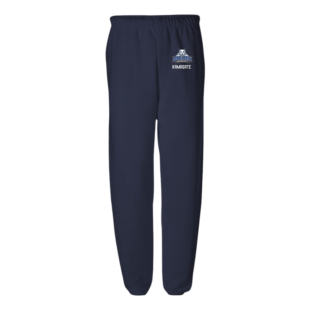 Daemen University TF and XC Navy Sweatpants - Adam Kamagate