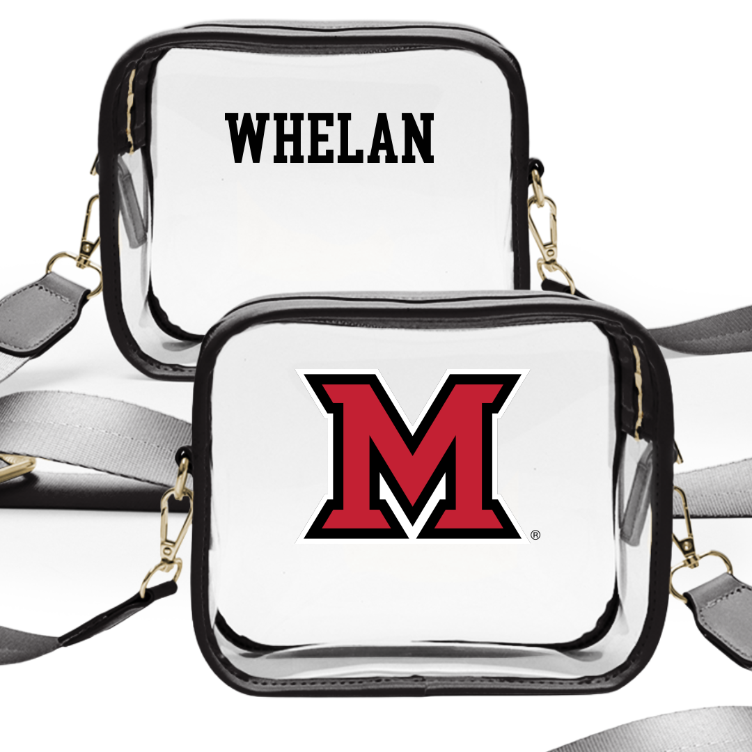 Miami University (Ohio) Synchronized Skating Black Clear Stadium Bag - Quinn Whelan