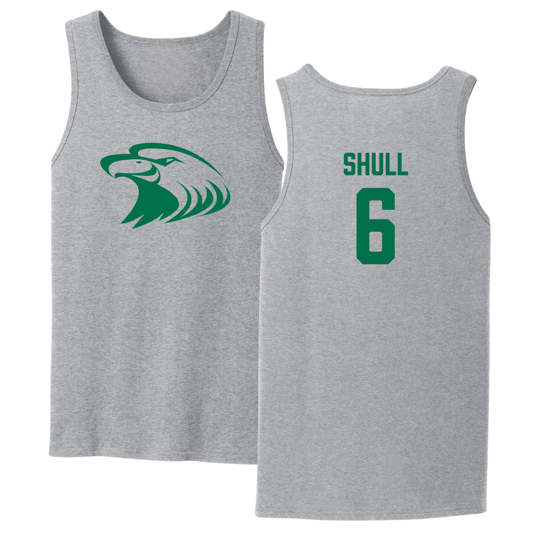 Central Methodist University Baseball Sport Gray Tank Top - #6 Tyler Shull