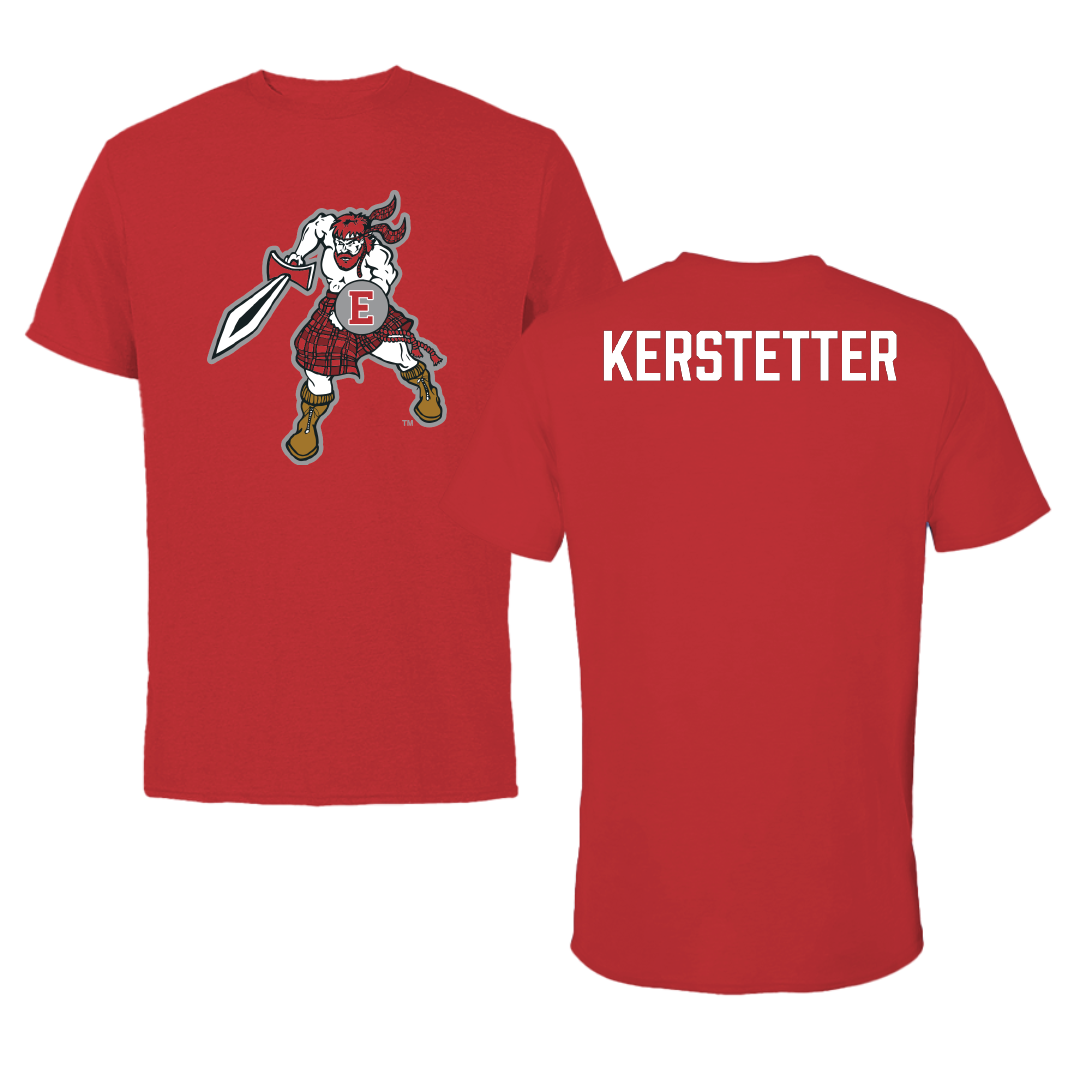 PennWest Edinboro TF and XC Red Performance Tee - Logan Kerstetter