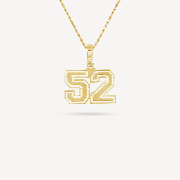 Gold Presidents Pendant and Chain - #52 Jayden Henderson