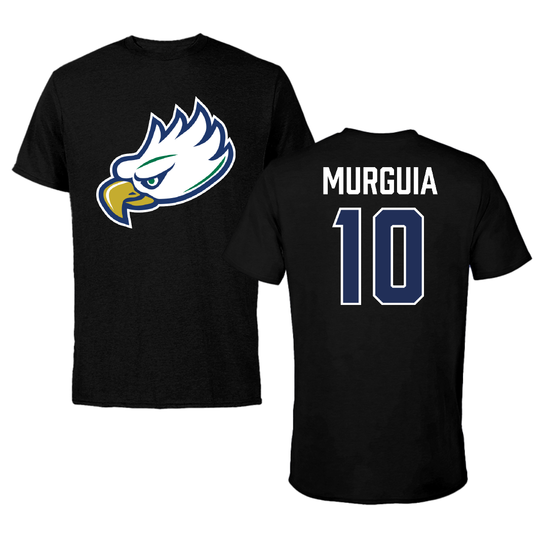 Florida Gulf Coast University Soccer Black Tee - #10 Edson Murguia