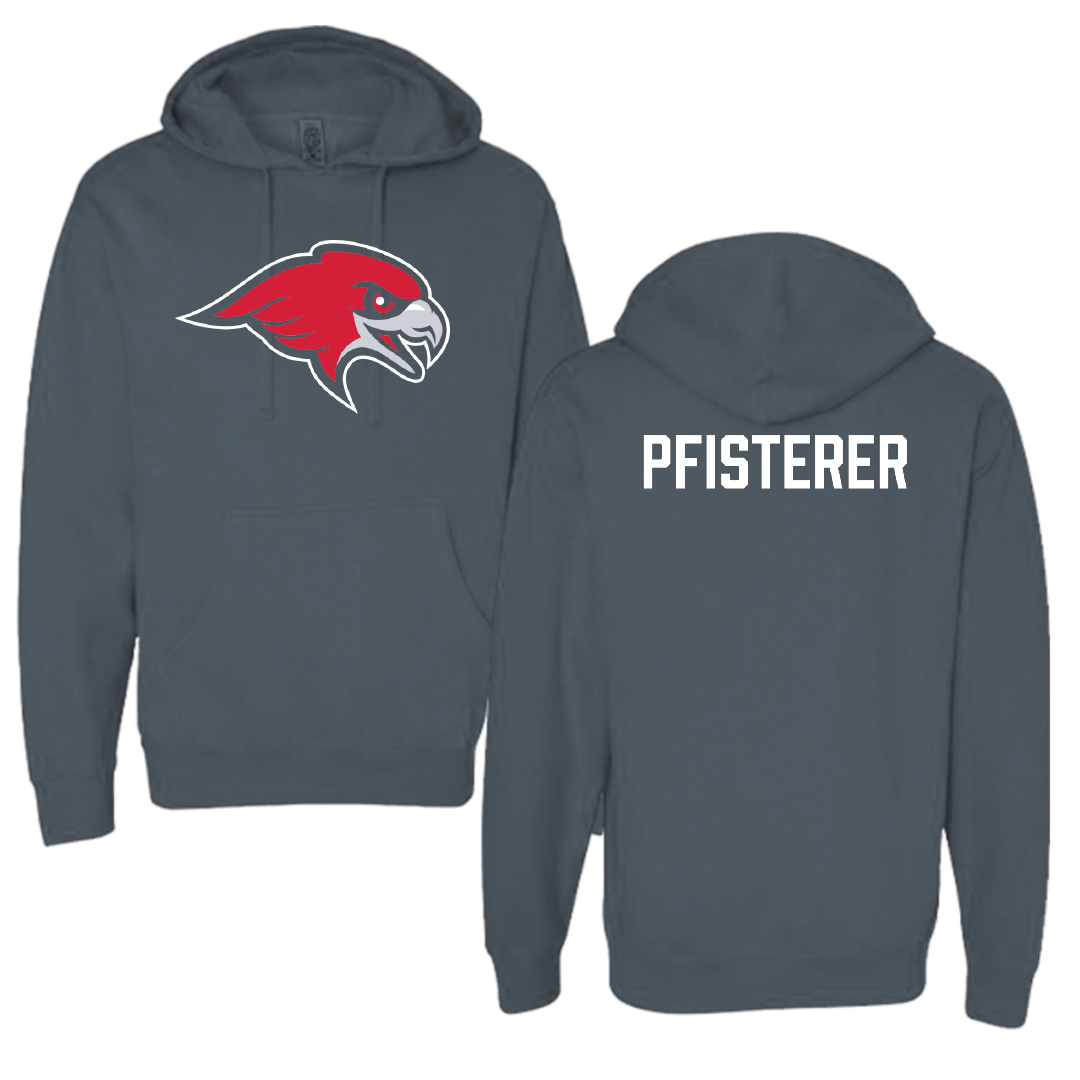 Montclair State University Swimming & Diving Dark Gray Hoodie - Brooke Pfisterer
