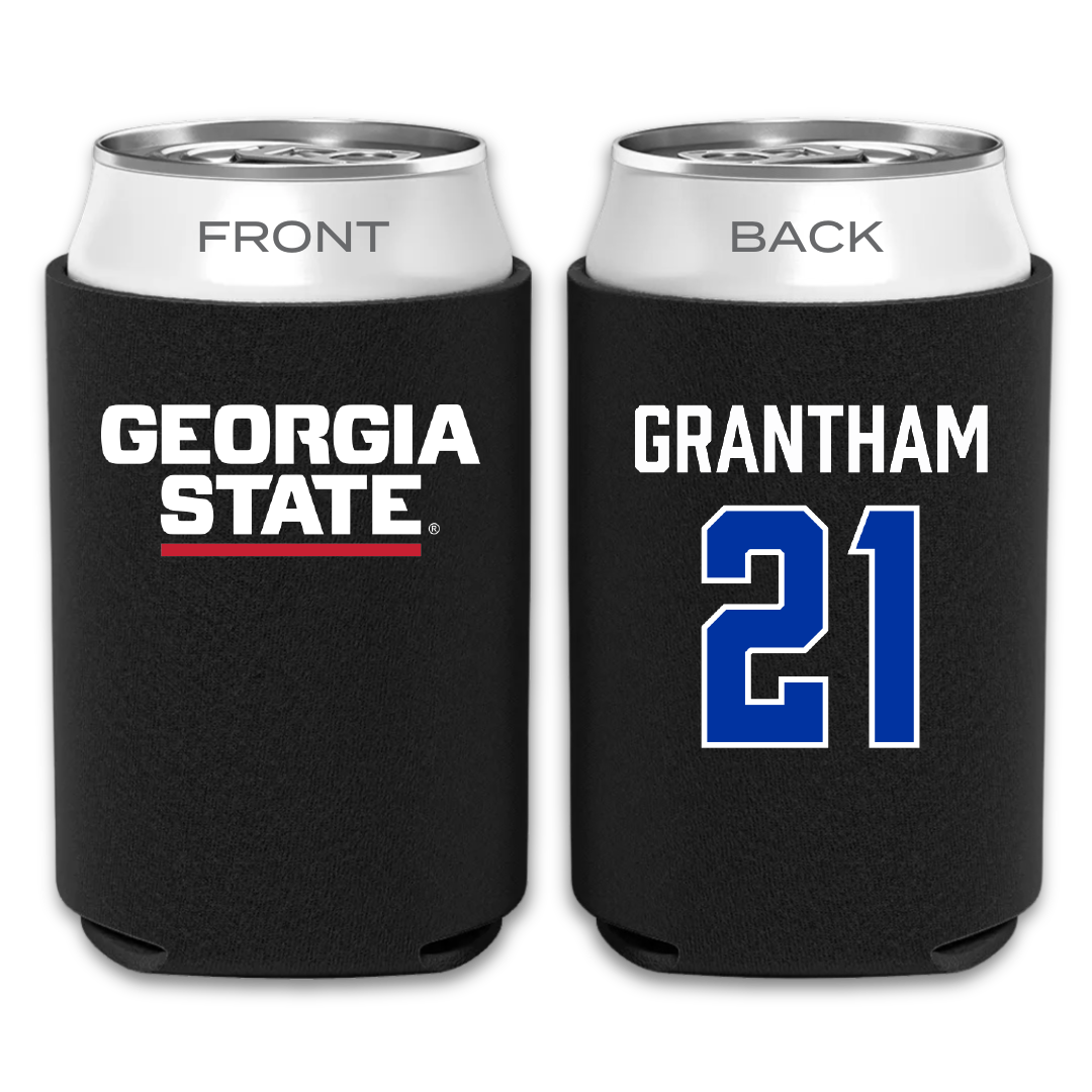 Georgia State University Baseball Black Can Cooler - #21 Lucas Grantham