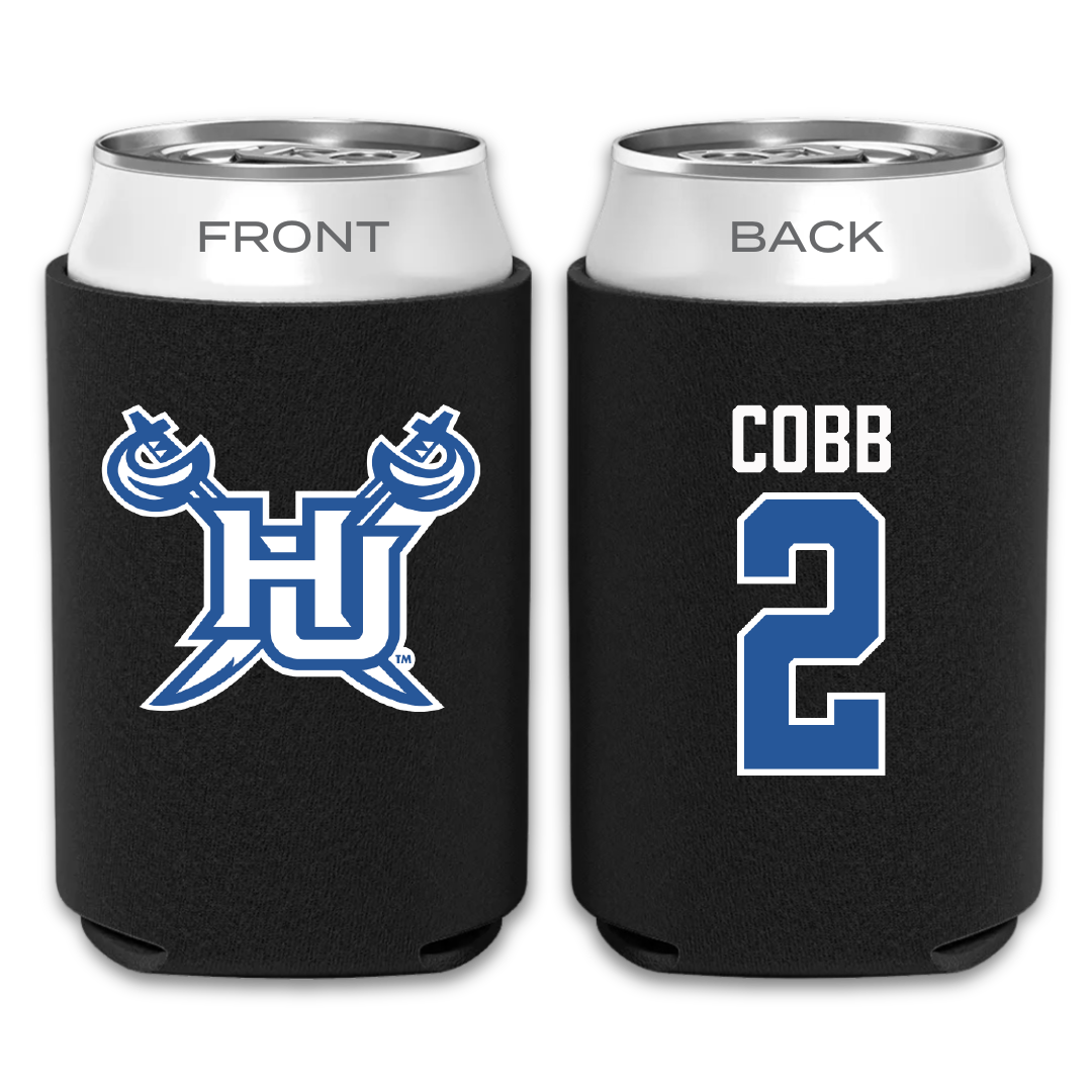 Hampton University Basketball Black Can Cooler - #2 Malaka Cobb