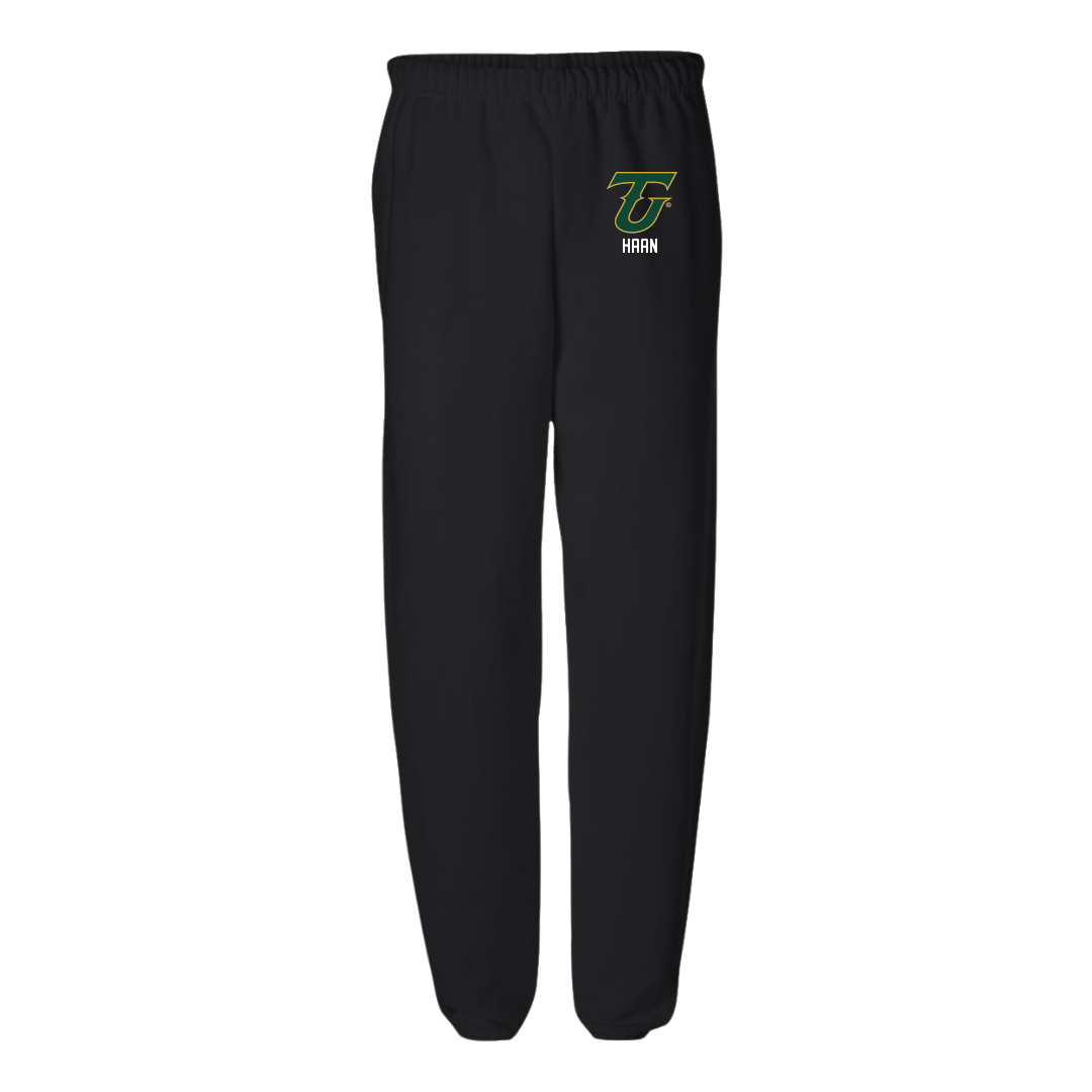 Tiffin University Softball Black Sweatpants - #11 Angelle Haan