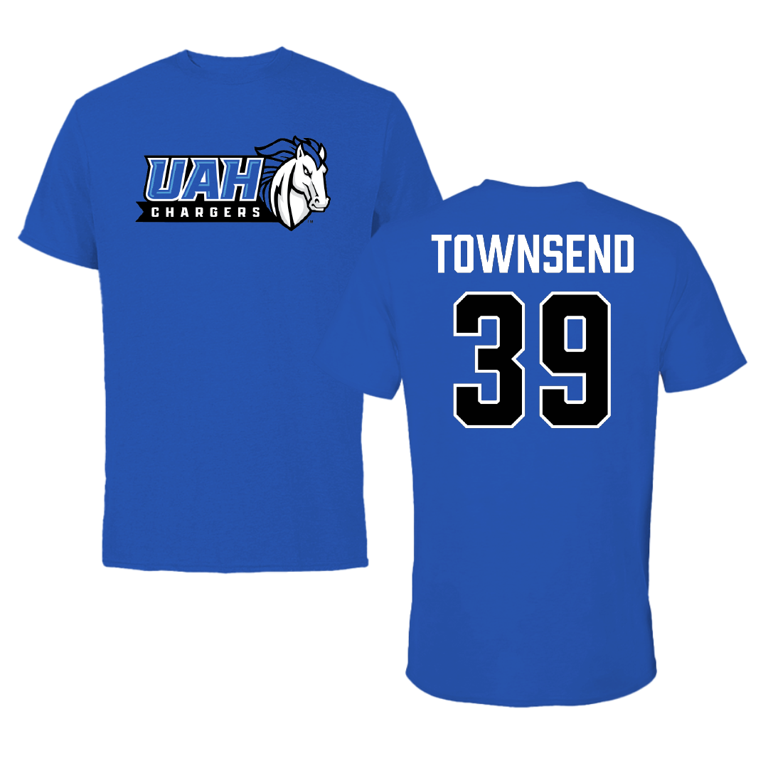 Huntsville Baseball Blue Performance Tee - #39 Parker Townsend