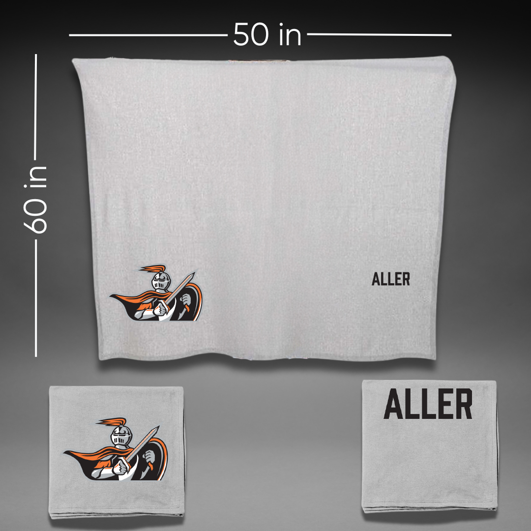 Heidelberg University Wrestling Gray Blanket - Manny Aller