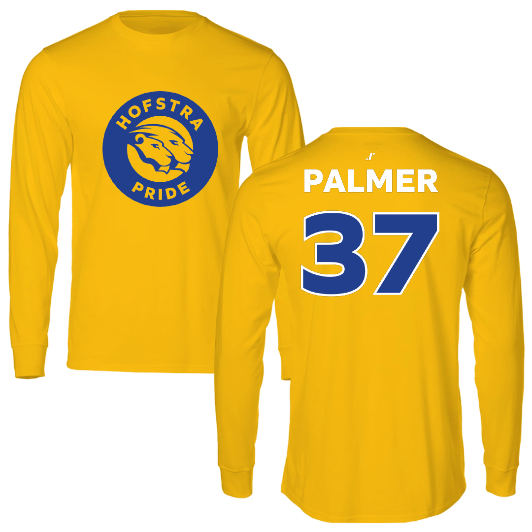 Hofstra University Baseball Gold Long Sleeve - #37 Dylan Palmer