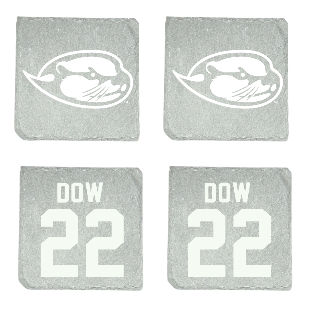 Cal State Monterey Bay Soccer Stone Coaster (4 Pack)  - #22 Juliana Dow
