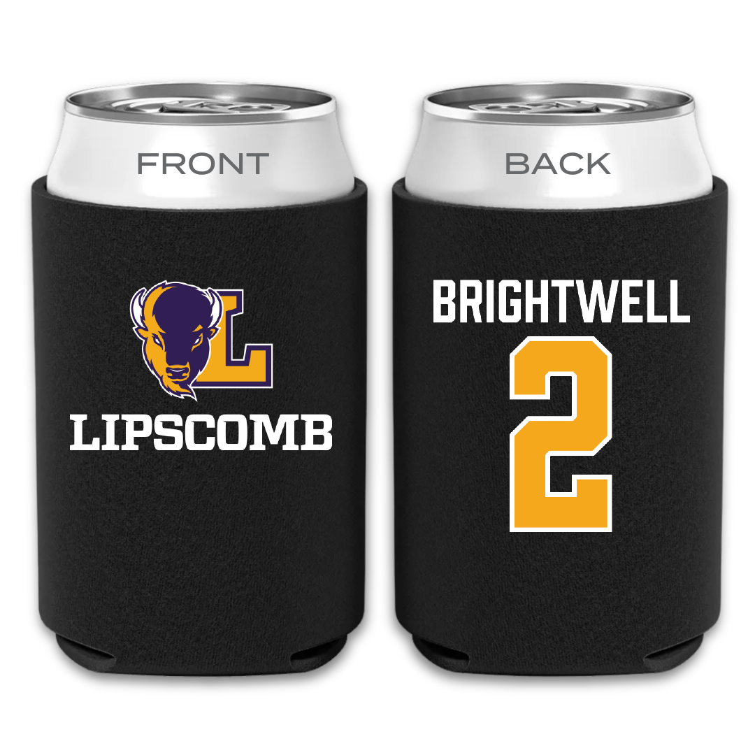 Lipscomb University Soccer Black Can Cooler - #2 Katie Brightwell