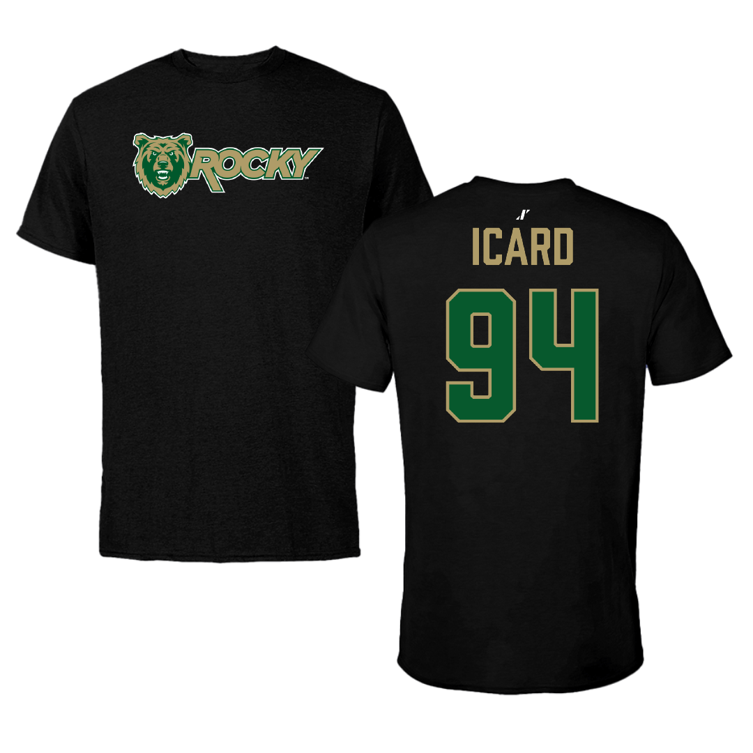 Rocky Mountain College Football Black Tee - #94 Tyler Icard