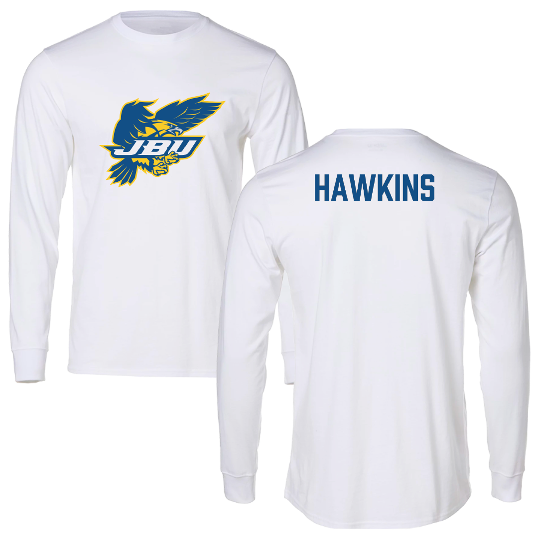 John Brown University Esports White Performance Long Sleeve - Kambrie Hawkins