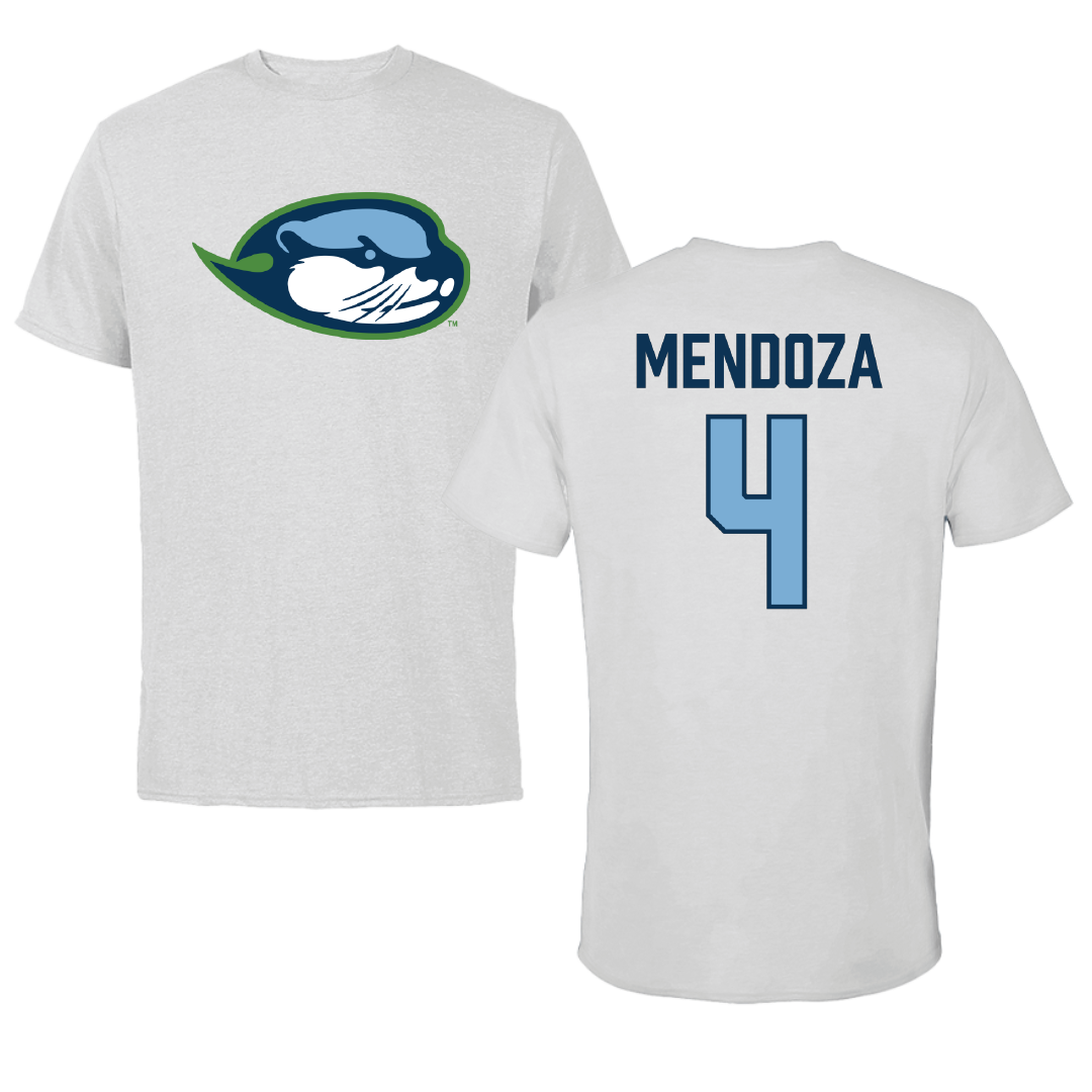 Cal State Monterey Bay Softball Light Gray Performance Tee - #4 Emma Mendoza