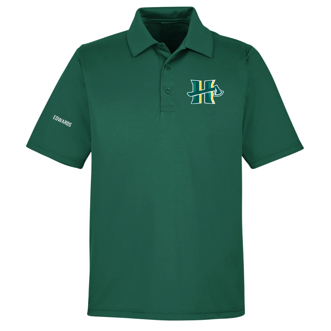 Cal Poly Humboldt Wrestling (M) Forest Green Polo - Andrew Edwards