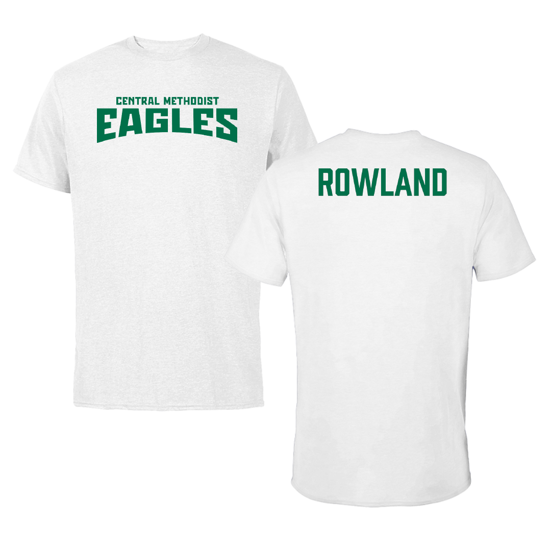 Central Methodist University TF and XC White Classic Performance Tee - Allena Rowland