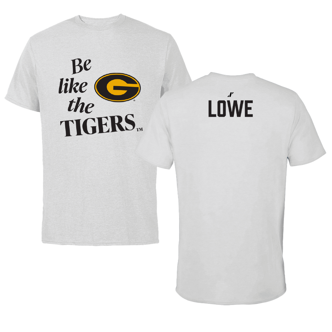 Grambling State University TF and XC Light Gray Be Like Us Performance Tee - Carson Lowe