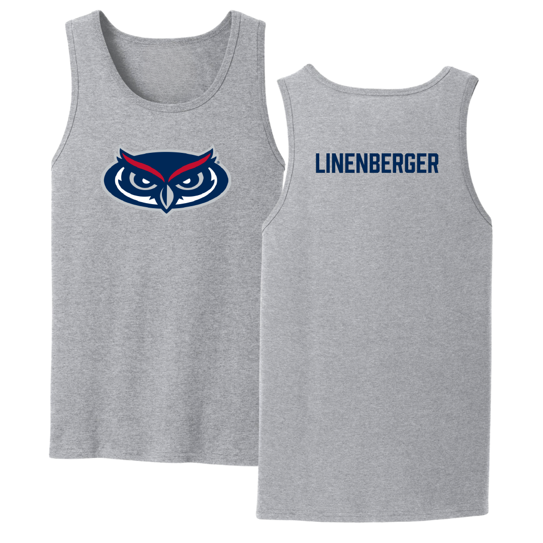 Florida Atlantic University Cheer Sport Gray Tank Top - Lauren Linenberger