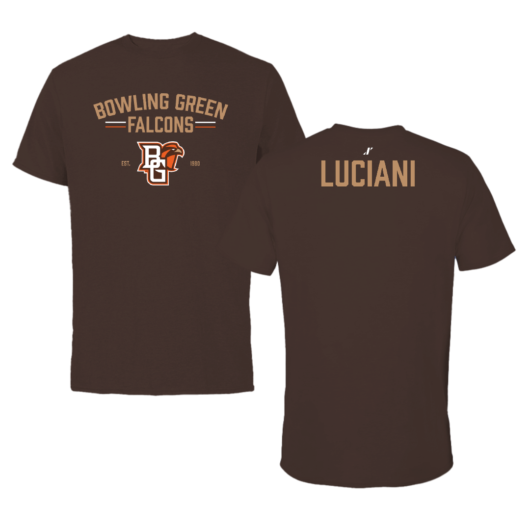 Bowling Green State University Golf (M) Brown General Tee - Angelo Luciani