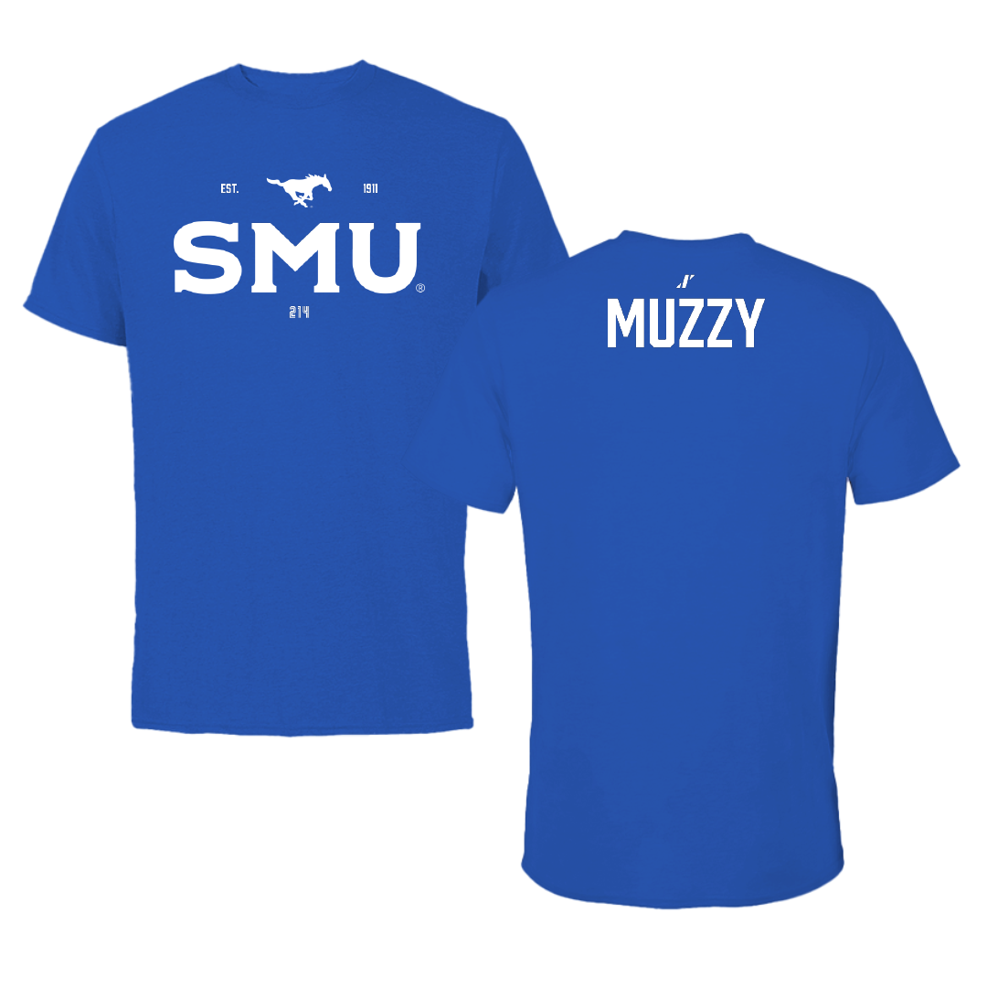 Southern Methodist University TF and XC Blue General Tee - Lily Muzzy