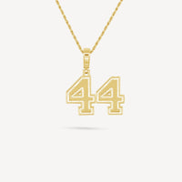 Gold Presidents Pendant and Chain - #44 Aaron Willis