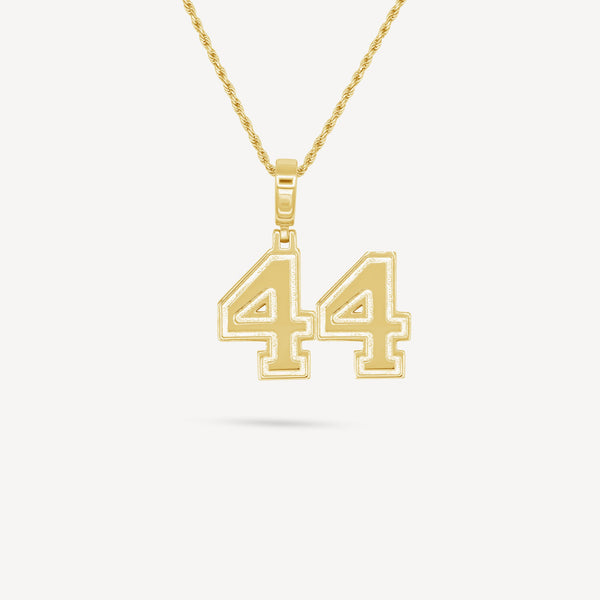 Gold Presidents Pendant and Chain - #44 Aaron Willis