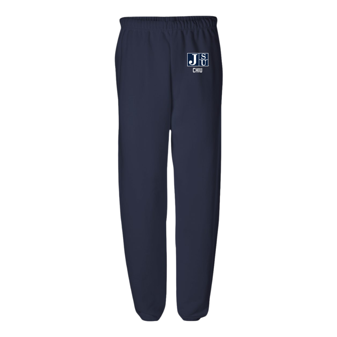 Jackson State University Tennis (M) Navy Sweatpants - Roger Chiu