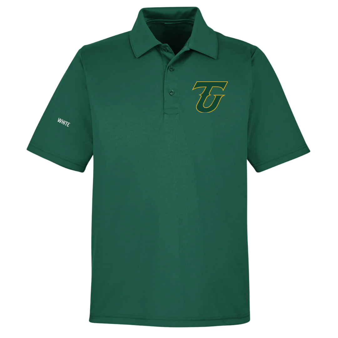 Tiffin University TF and XC Forest Green Polo - Jaylen White