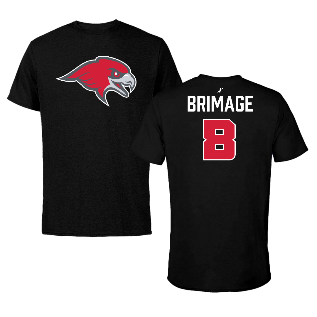 Montclair State University Football Black Tee - #8 Jayden Brimage