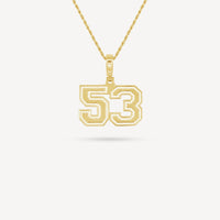 Gold Presidents Pendant and Chain - #53 Jaydan Ratliff