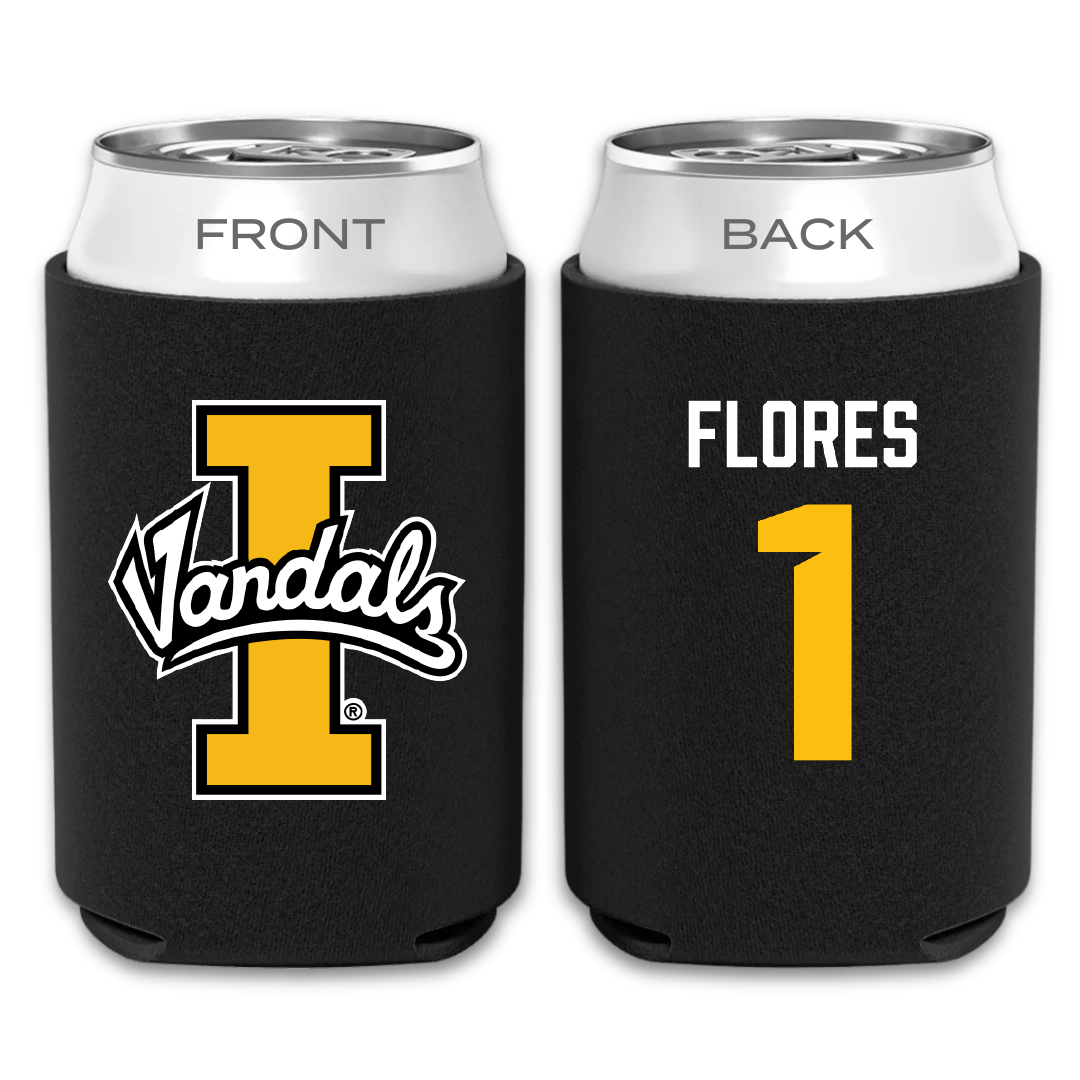 University of Idaho Soccer Black Can Cooler - #1 Paula Flores