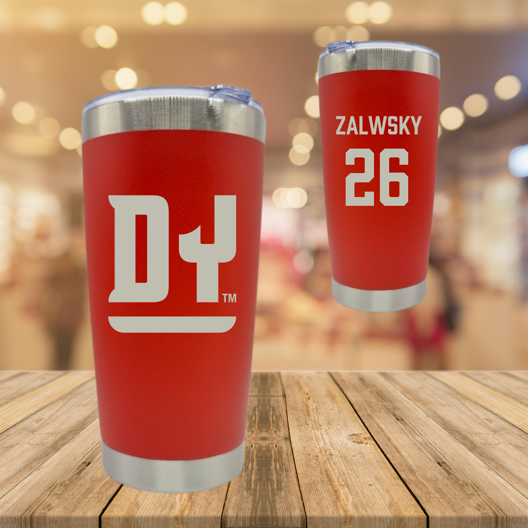 D'Youville University Bowling Red Saints Stainless Steel Tumbler - #26 Hailee Zalwsky