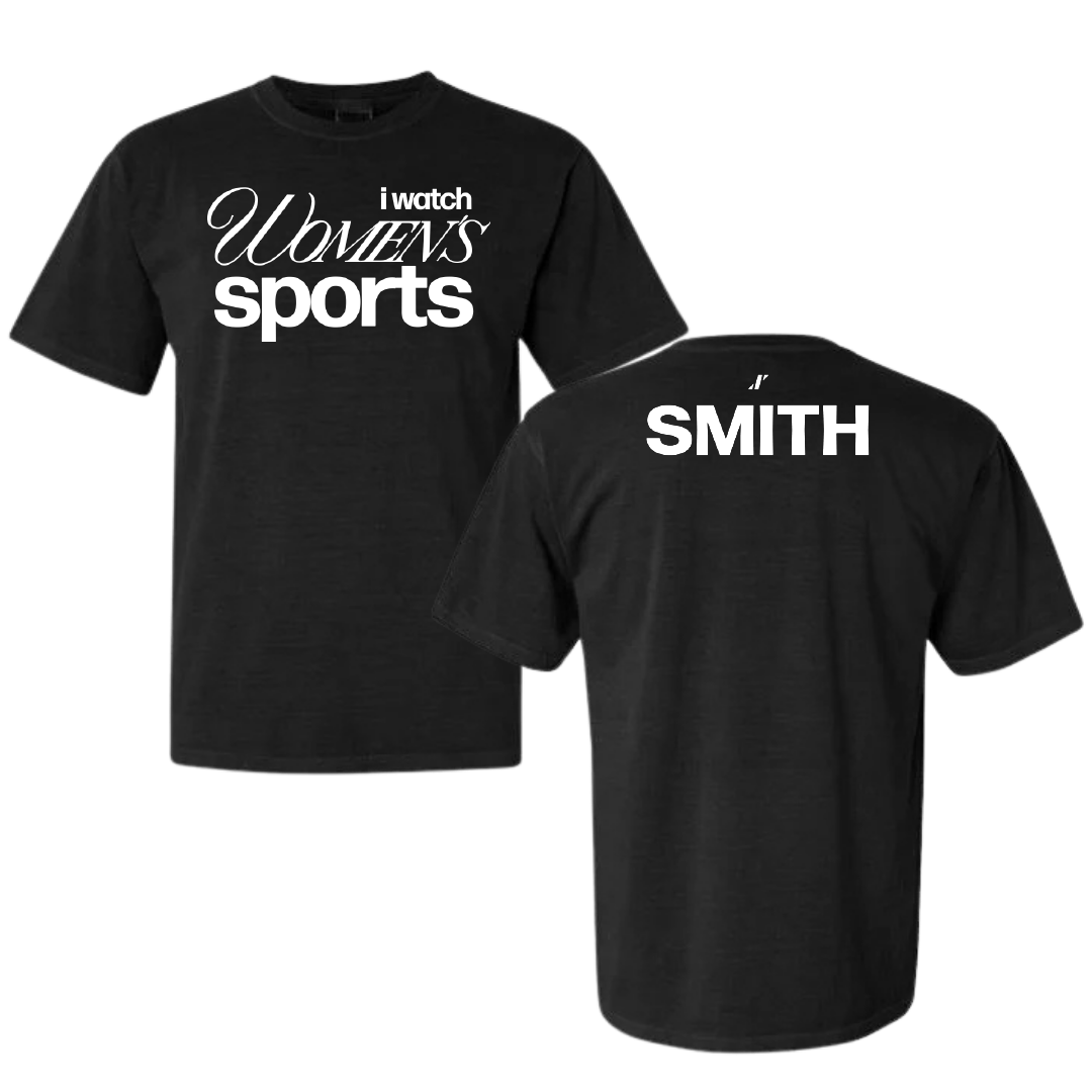 Beach Volleyball Black WHM Comfort Colors Tee - Kate Smith