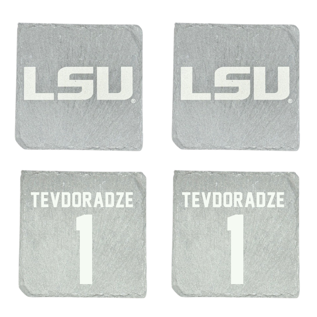 Louisiana State University Volleyball Stone Coaster (4 Pack)  - #1 Ana Tevdoradze